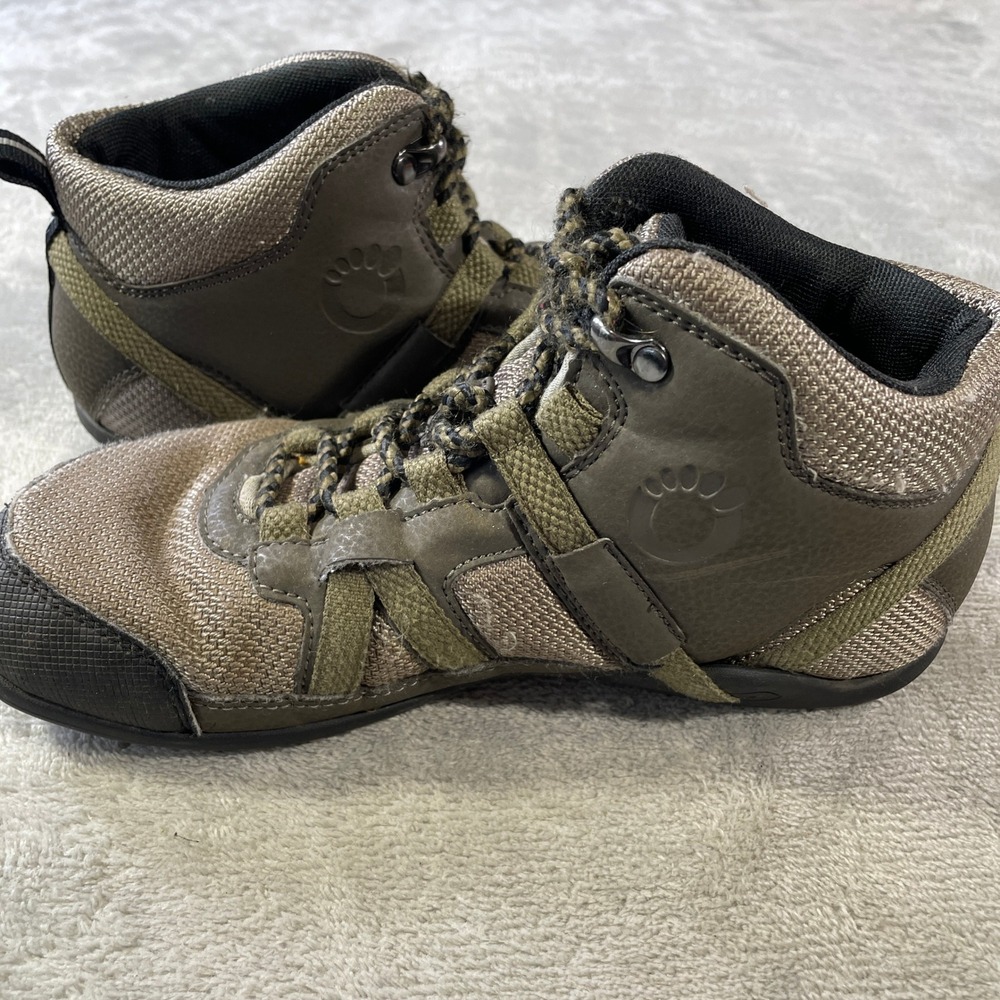 Xero Shoes Daylite Hiker Mens 6.5 Brown Green Minimalist Barefoot Boots Hiking - Picture 8 of 11